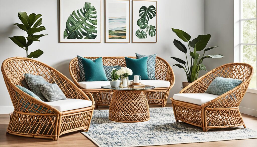 types of rattan furniture