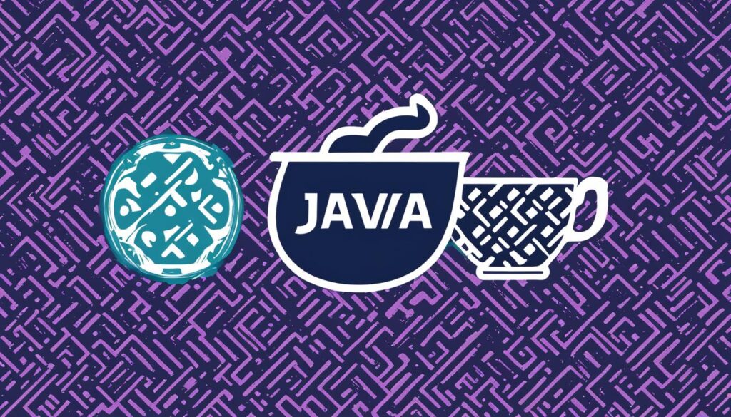 Java and JavaScript logos